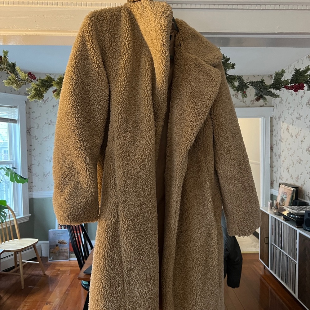 New Look Warm Beige Teddy Jacket
